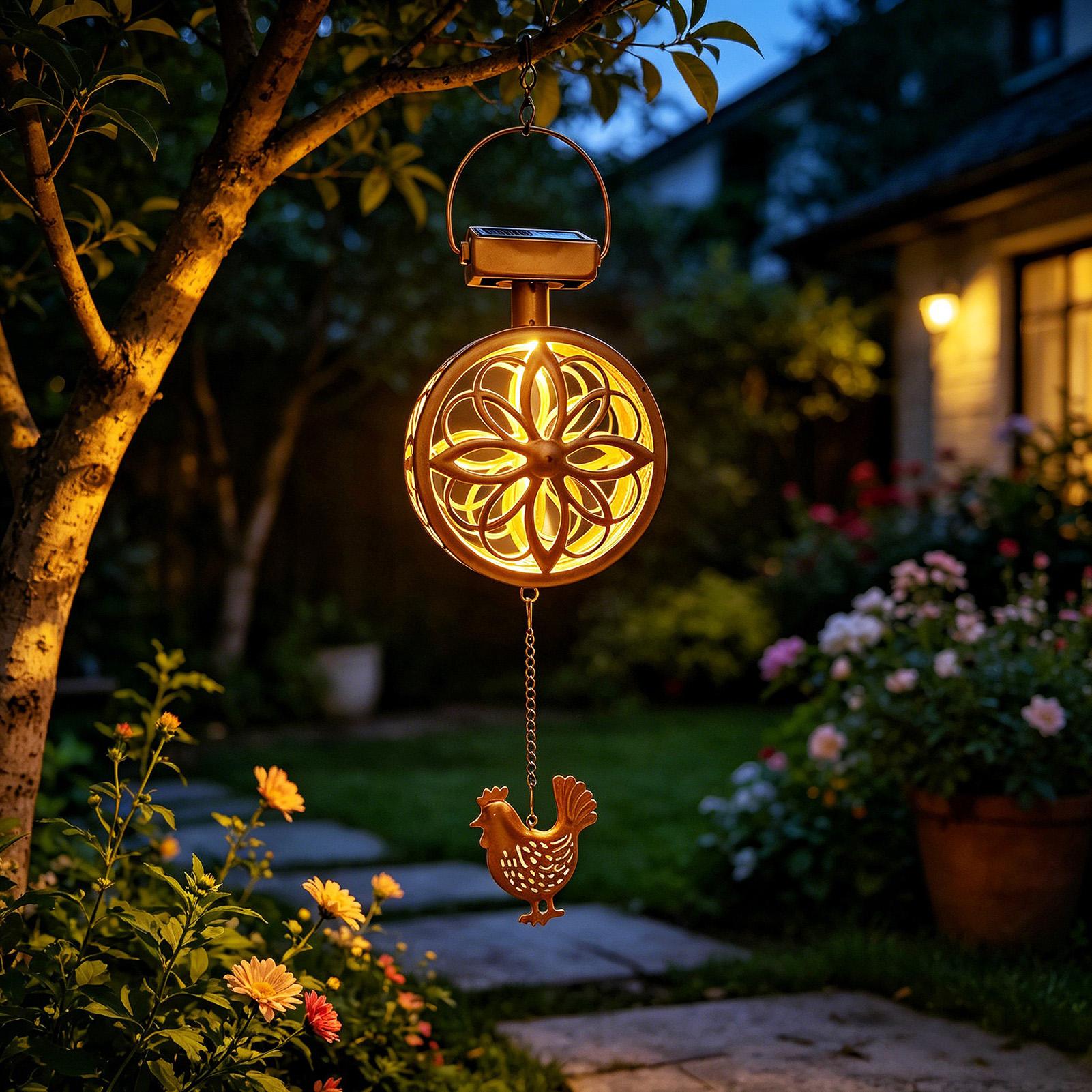 Outdoor Lighting Pendant - Lampu Gantung Luar Ruangan Tenaga Surya,