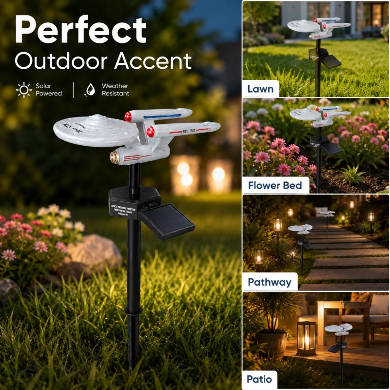 Outdoor Lighting Led Fixtures - Lampu Taman Tenaga Surya Star Trek