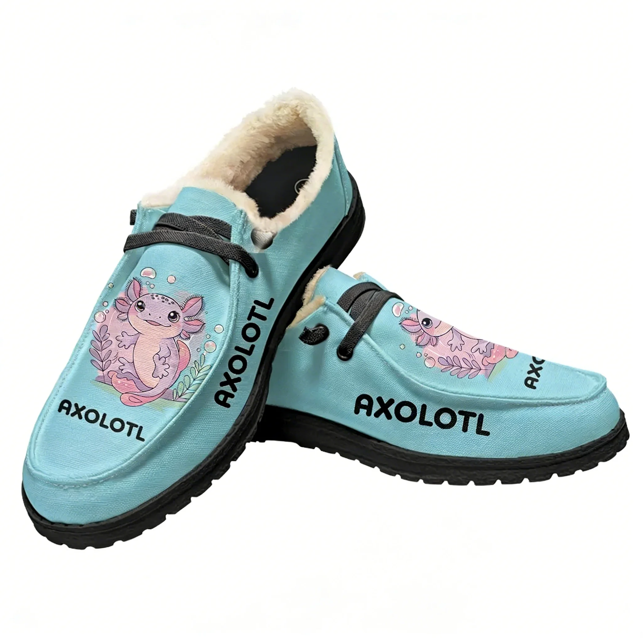 Outdoor Lighting Round - Sepatu Datar Beludru Axolotl Sepatu Hangat