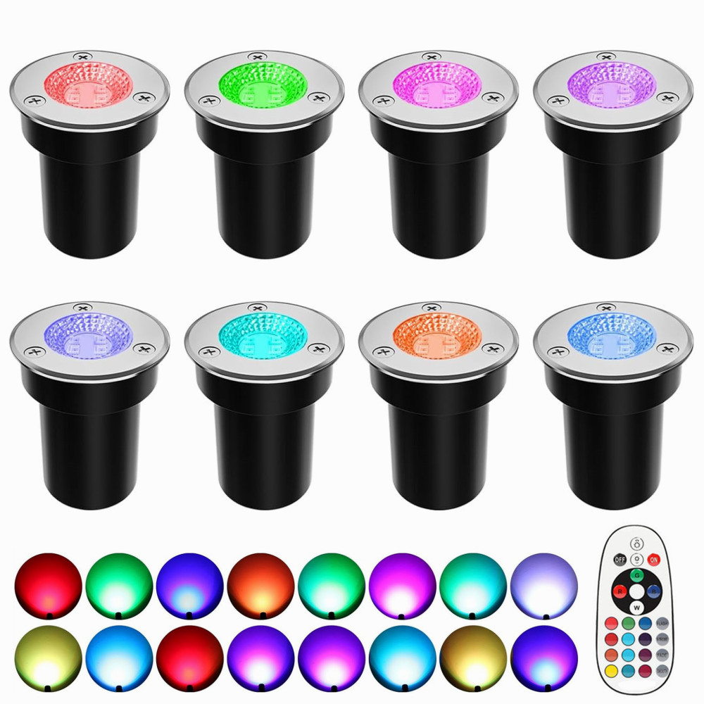 Outdoor Lighting Voltage - Lampu Lanskap RGBW Tegangan Rendah LED