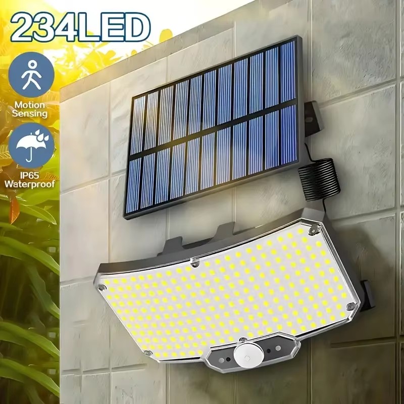 Outdoor Lighting Wall - Lampu Luar Ruangan Tenaga Surya 234LED