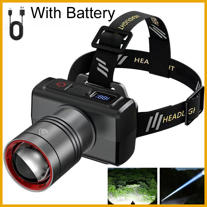 Motion Sensor Outdoor - Lampu Kepala LED Digital 2026 Isi