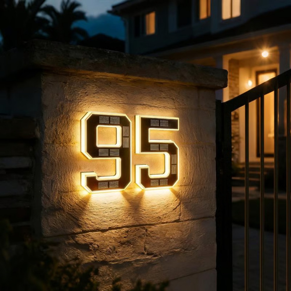 Outdoor Lighting Led Fixtures - Lampu Nomor Rumah LED Tanda Alamat