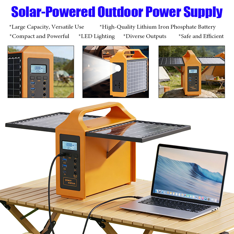 Outdoor Lighting Experts - Stasiun Tenaga Surya Portabel 150W dengan