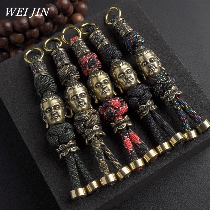 Outdoor Lighting Pendant - Gantungan kunci kuningan buatan tangan, cincin