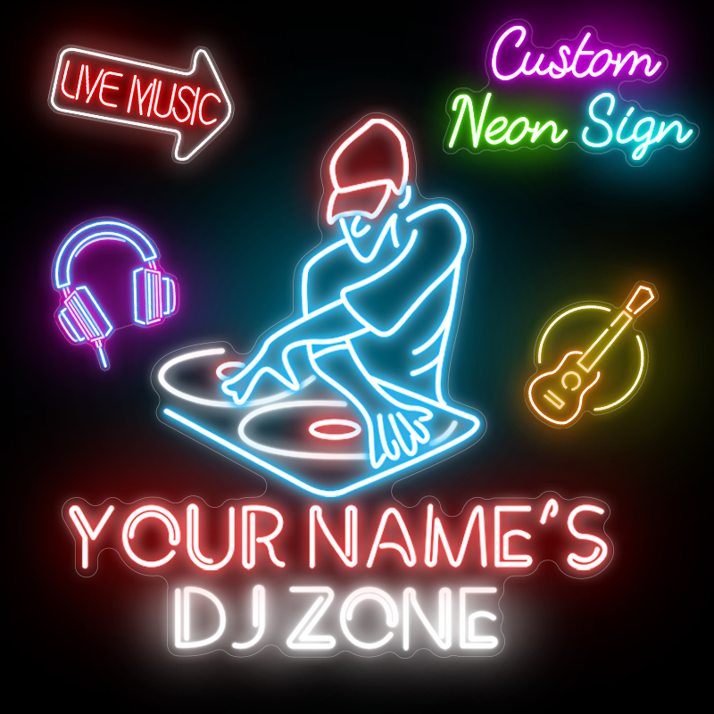 Outdoor Lighting Logo - Lampu Neon Kustom Nama Pribadi LED