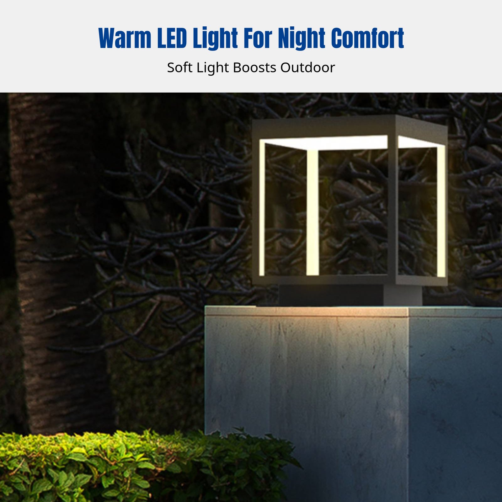 Outdoor Lighting Wall - Lampu Pilar LED Minimalis Modern, Lampu
