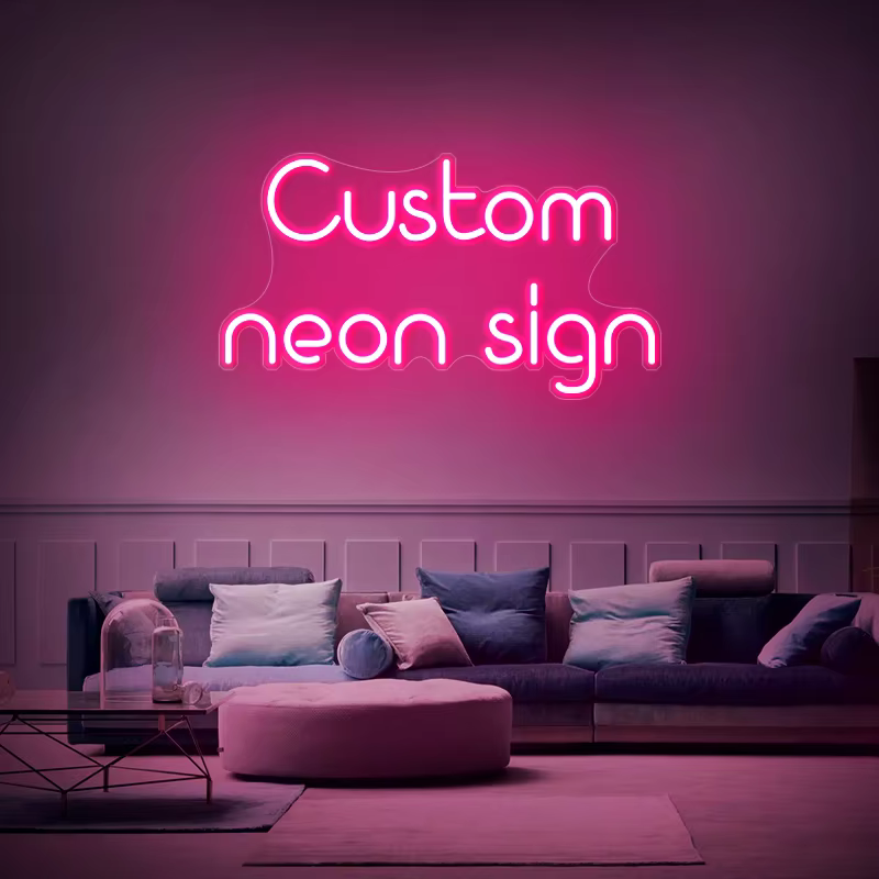 Outdoor Lighting Logo - Lampu Neon LED Kustom Buatan Sendiri