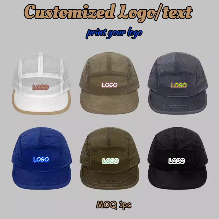 Outdoor Lighting Logo - Topi Bisbol 5 Panel Cepat Kering