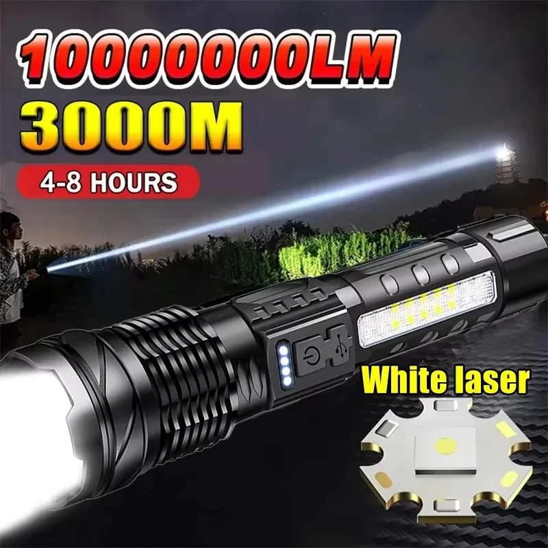 Outdoor Lighting Globes - Senter LED Kuat dengan Tampilan Baterai,