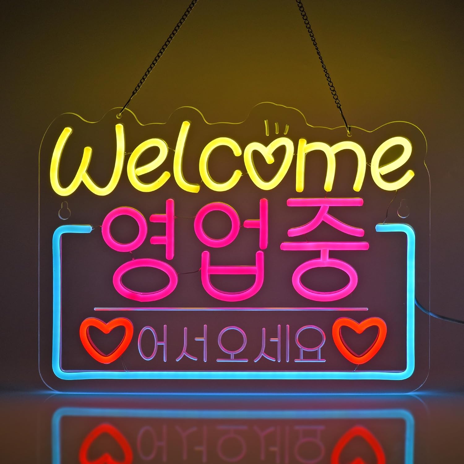 Outdoor Lighting Restaurant - Korea Selamat Datang Dijual Lampu Neon