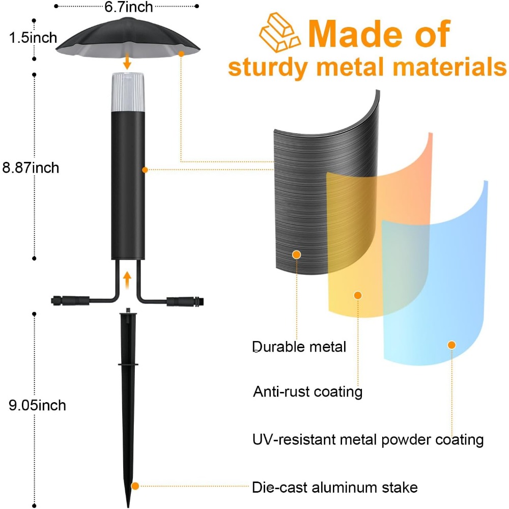 8 Paket Kit Lampu Lanskap Tega - Outdoor Lighting Voltage ulasan dan harga