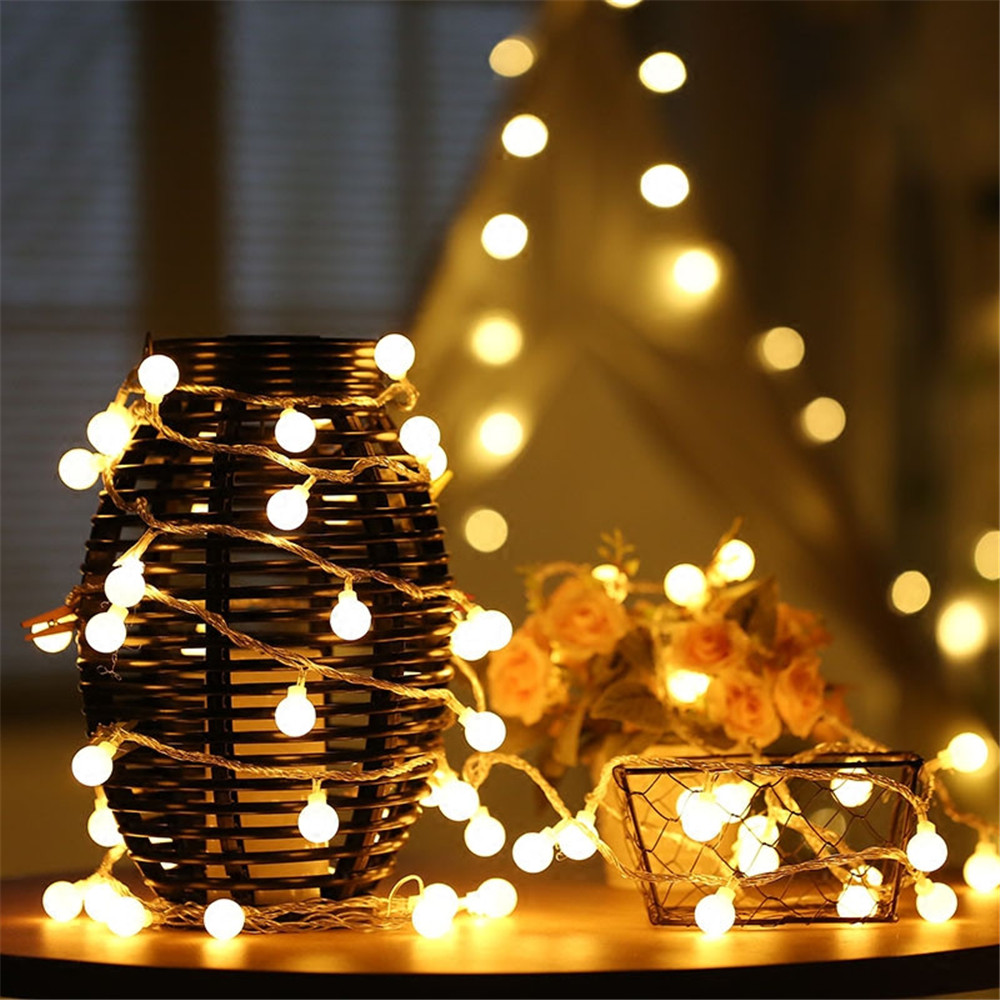 Lampu String Tenaga Surya/USB/ - Outdoor Lighting Globes ulasan dan harga