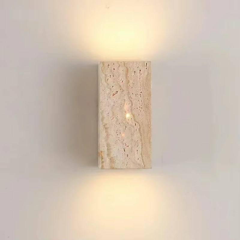 Lampu Dinding Batu Travertine  - Outdoor Lighting Restaurant ulasan dan harga