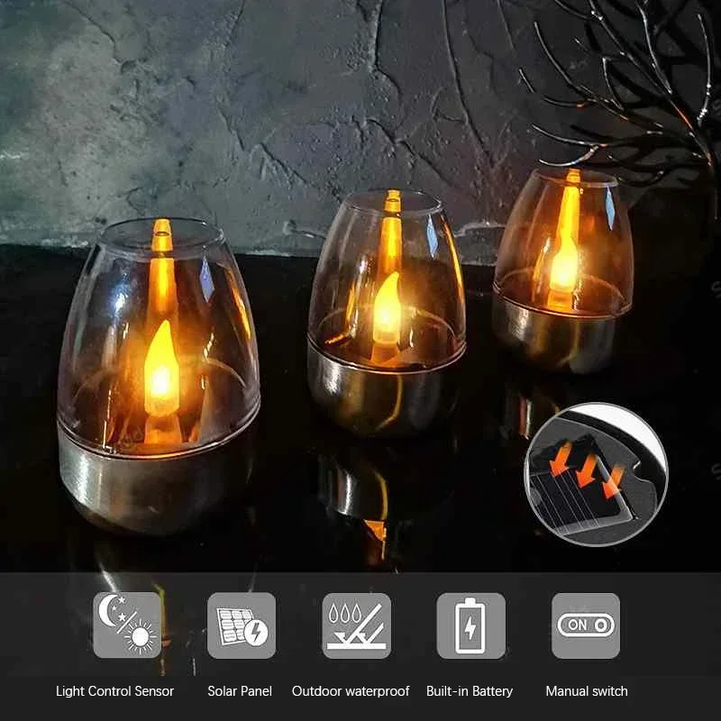 Lampu lilin tenaga surya LED,  - Outdoor Lighting Led Fixtures ulasan dan harga
