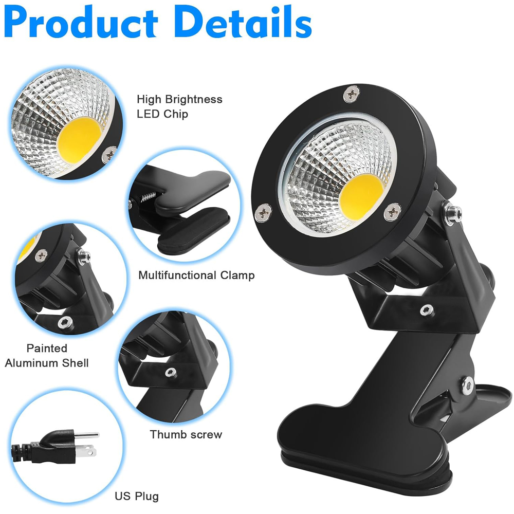 Lampu Sorot Jepit Tahan Air 12 - Outdoor Lighting Uk ulasan dan harga