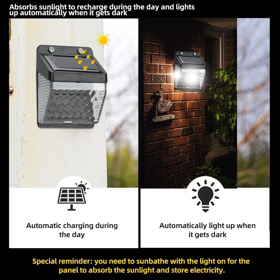 Lampu LED Tenaga Surya Sensor  - Outdoor Lighting Wall ulasan dan harga