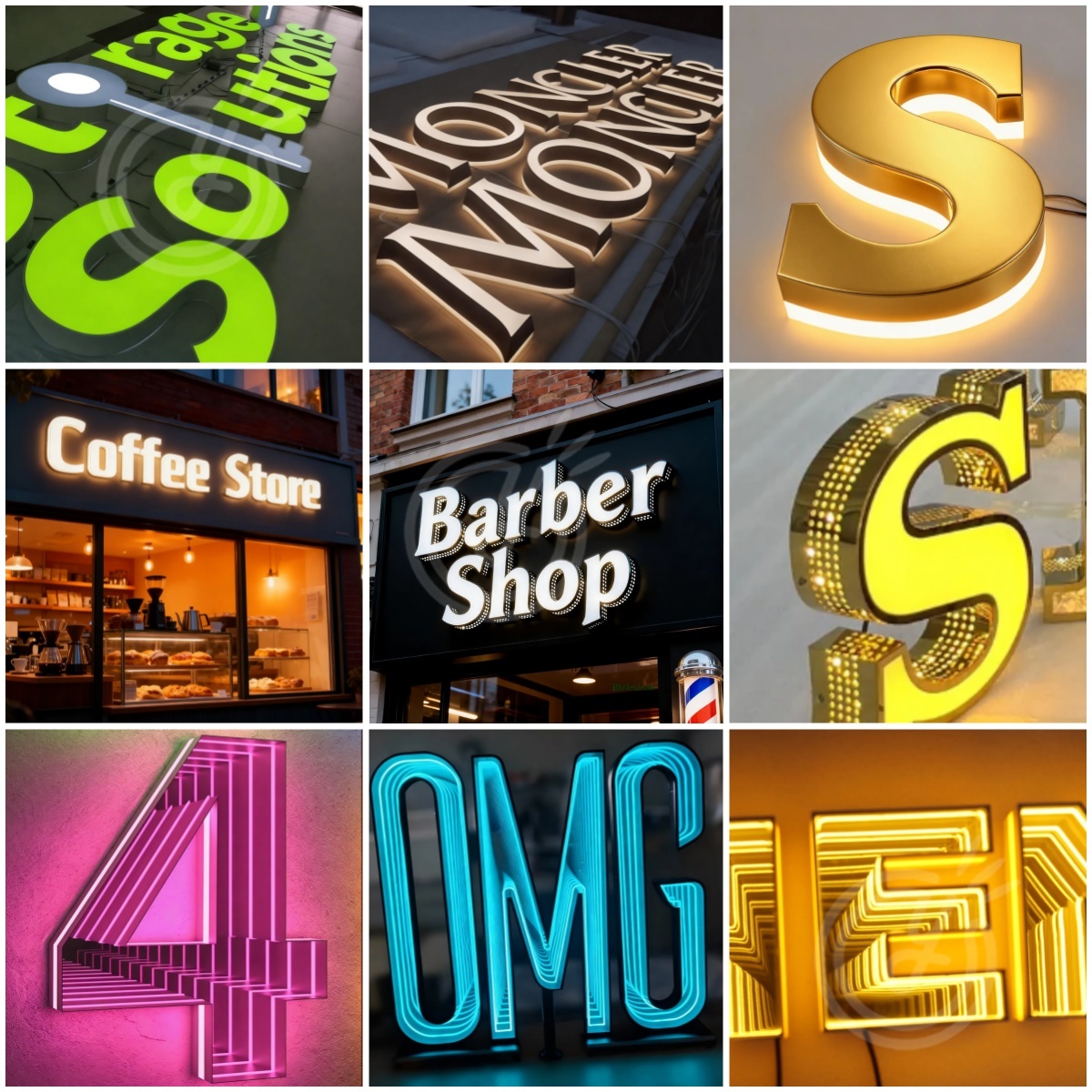 Papan Tanda Akrilik Custom, Hu - Outdoor Lighting Logo ulasan dan harga