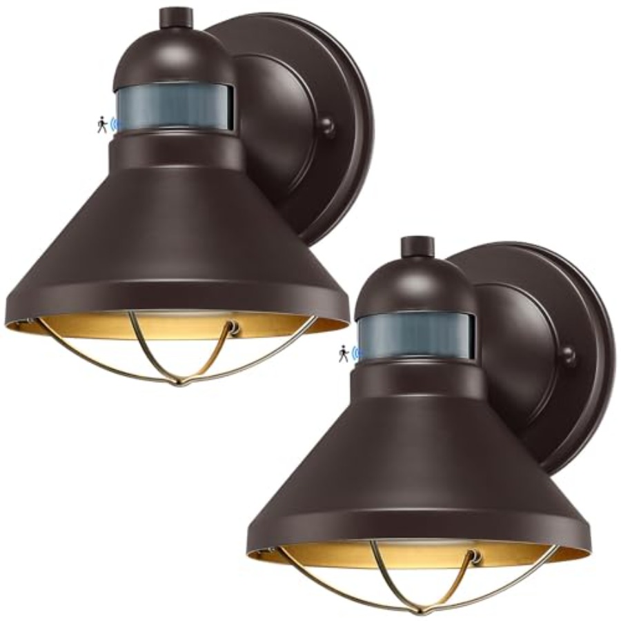 2 Paket Lampu Dinding LED Sens - Outdoor Lighting Led Fixtures ulasan dan harga