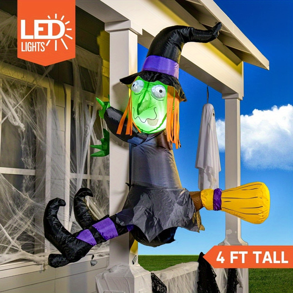Penyihir Tiup Halloween 4FT de - Outdoor Lighting Effects ulasan dan harga