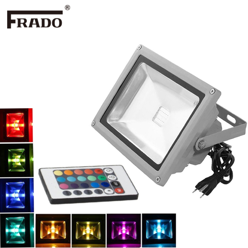 Lampu Sorot LED RGB 10W Lampu  - Outdoor Lighting Uk ulasan dan harga