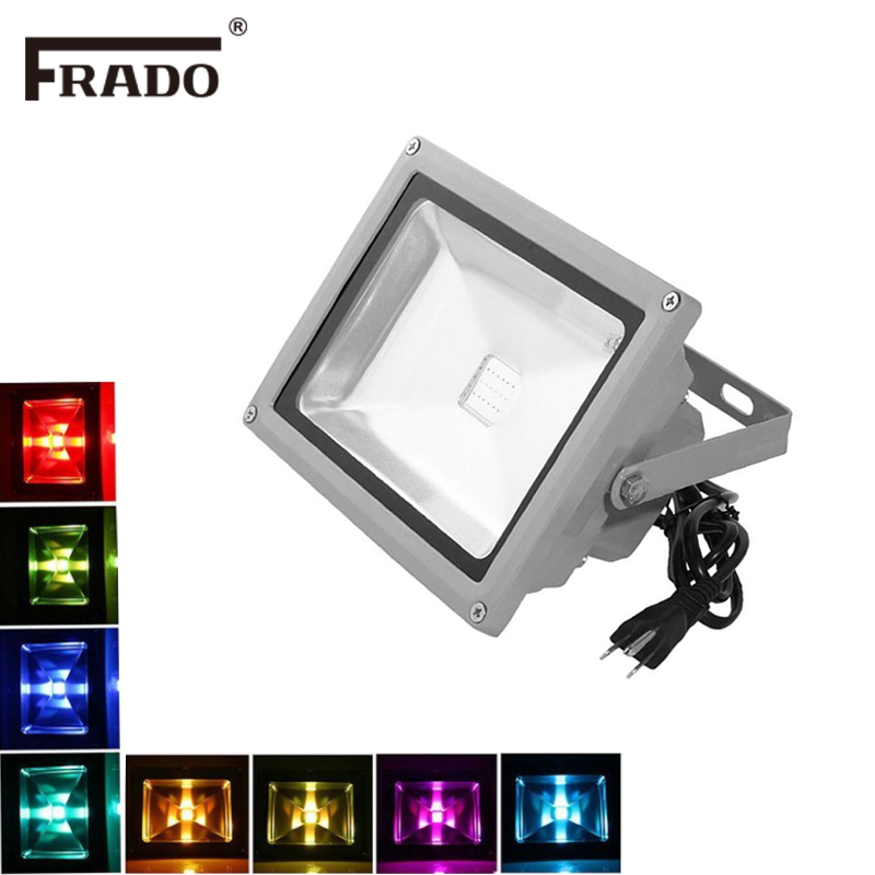 Lampu Sorot LED RGB 10W Lampu  - Outdoor Lighting Uk ulasan dan harga