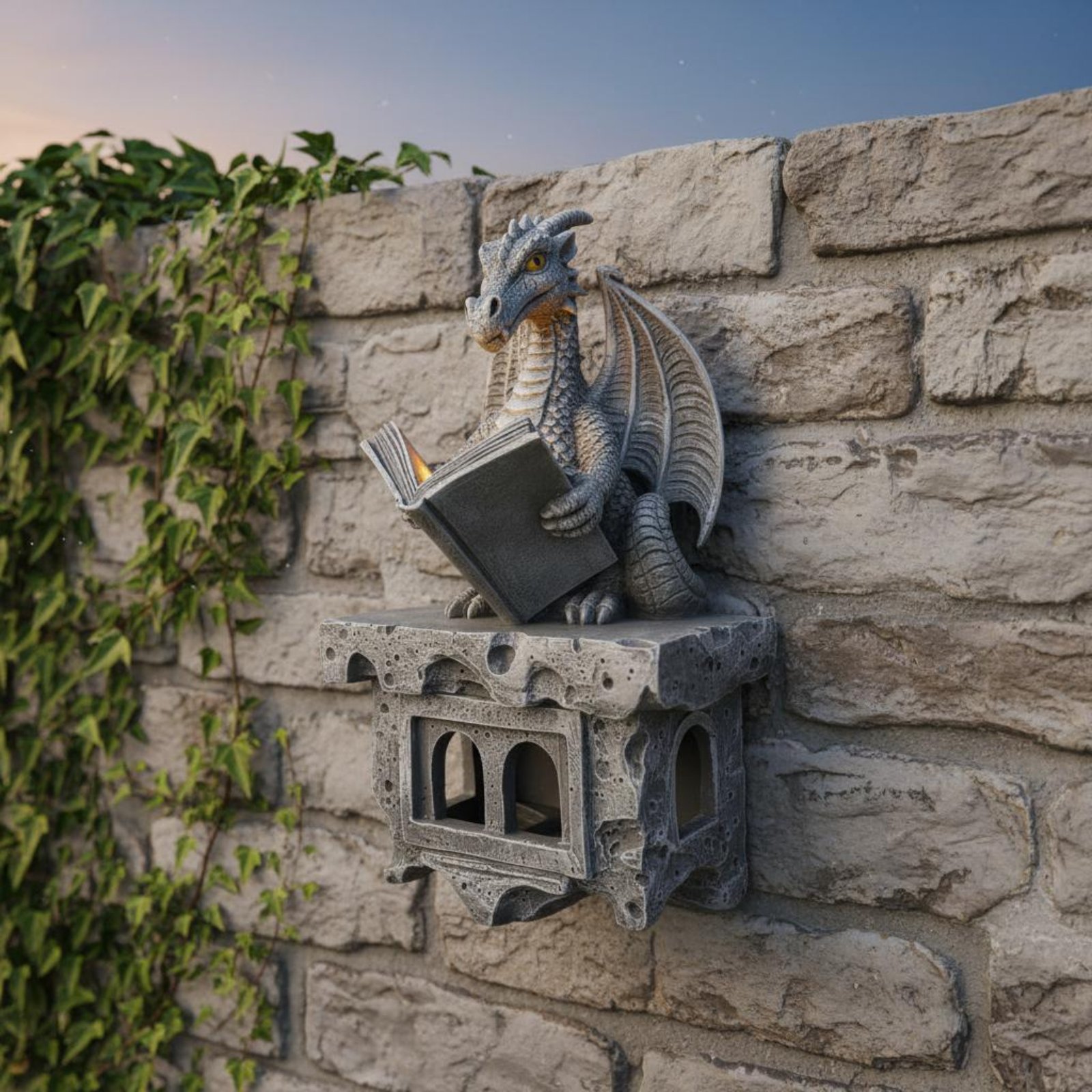 Solar Wyvern Wall Shine Otomat - Outdoor Lighting Wall ulasan dan harga