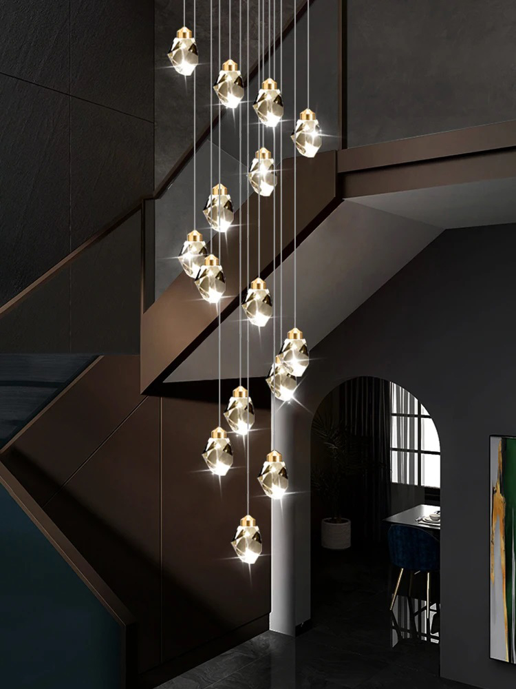 Lampu gantung kristal Nordic,  - Outdoor Lighting Pendant ulasan dan harga