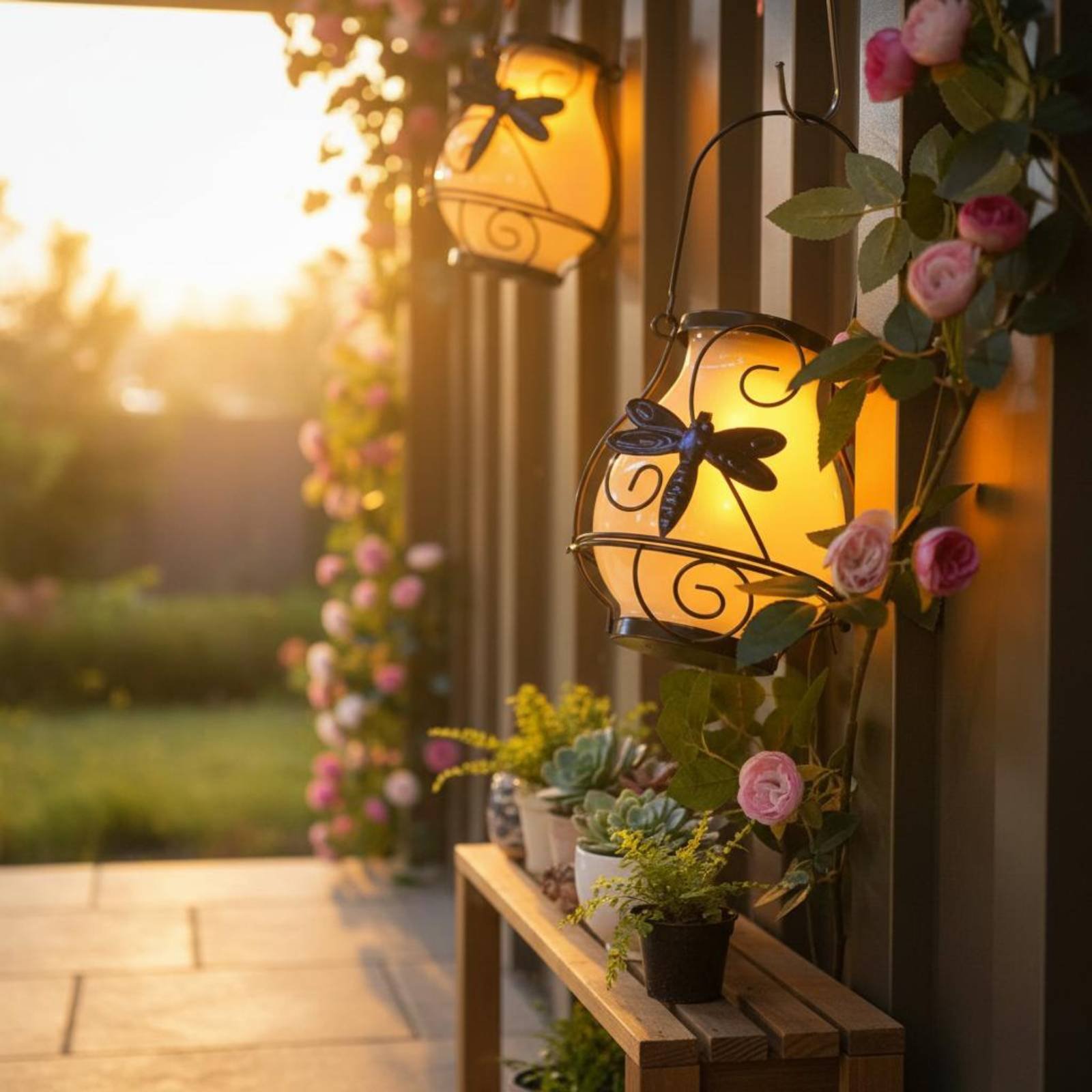 Lentera Kupu-kupu Tenaga Surya - Outdoor Lighting Wall ulasan dan harga