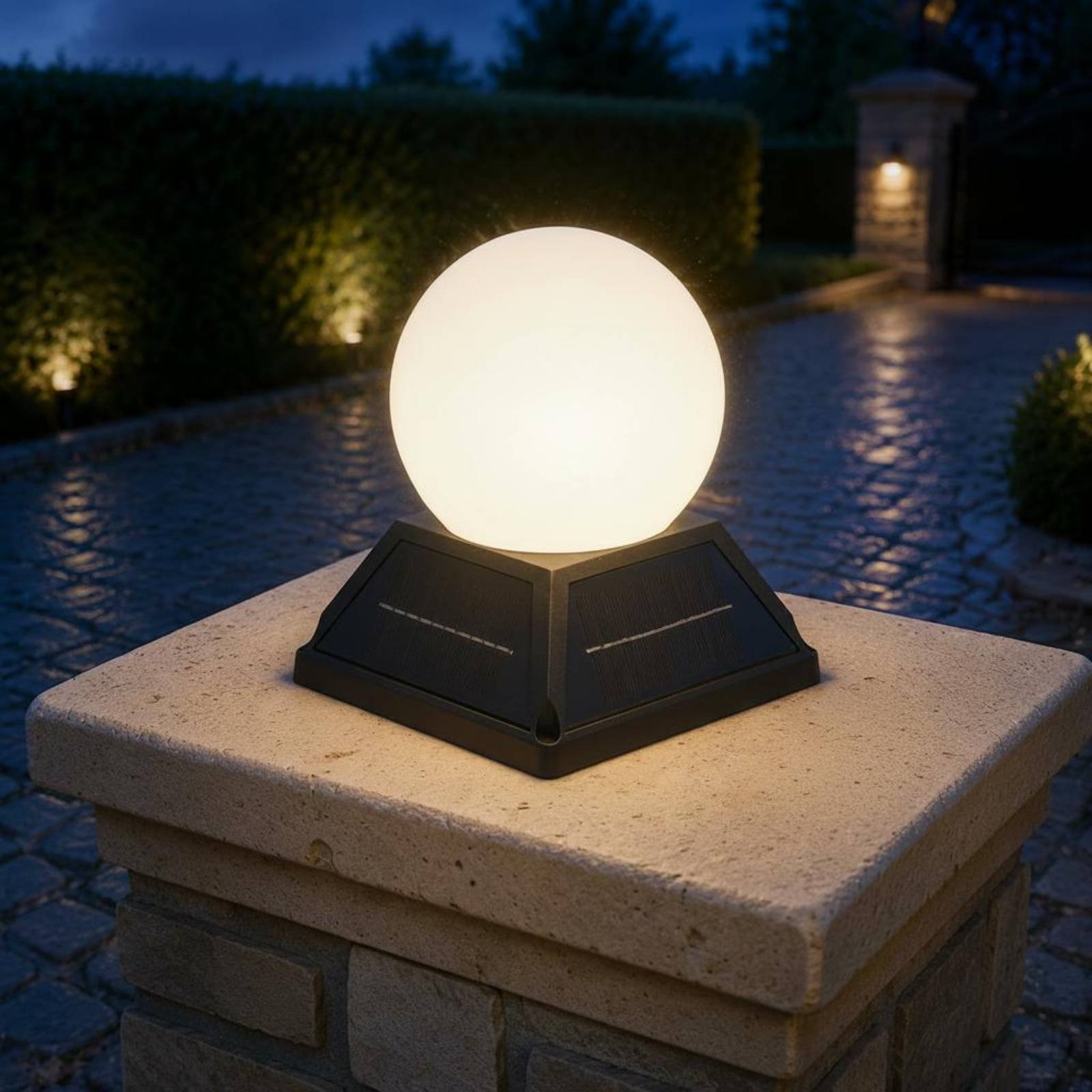 Lampu Tiang Tenaga Surya denga - Outdoor Lighting Globes ulasan dan harga
