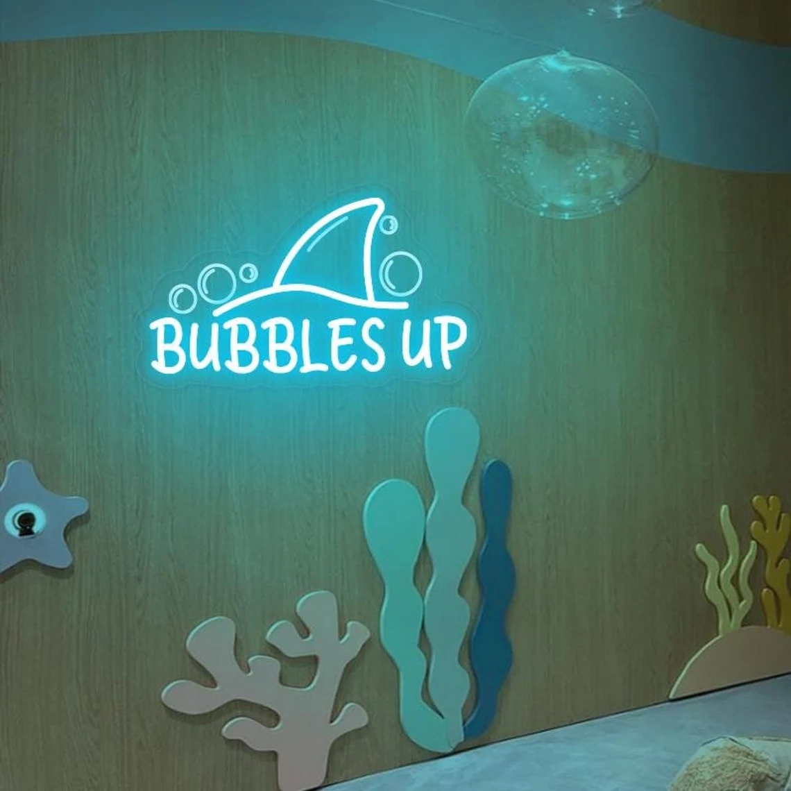 Bubbles Up Neon Sign, Lampu Ne - Outdoor Lighting Quotes ulasan dan harga