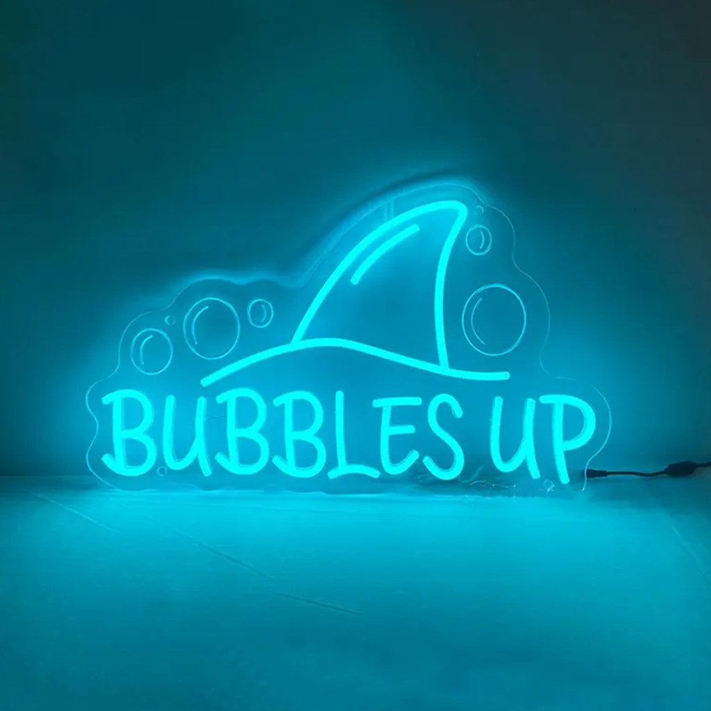 Bubbles Up Neon Sign, Lampu Ne - Outdoor Lighting Quotes ulasan dan harga