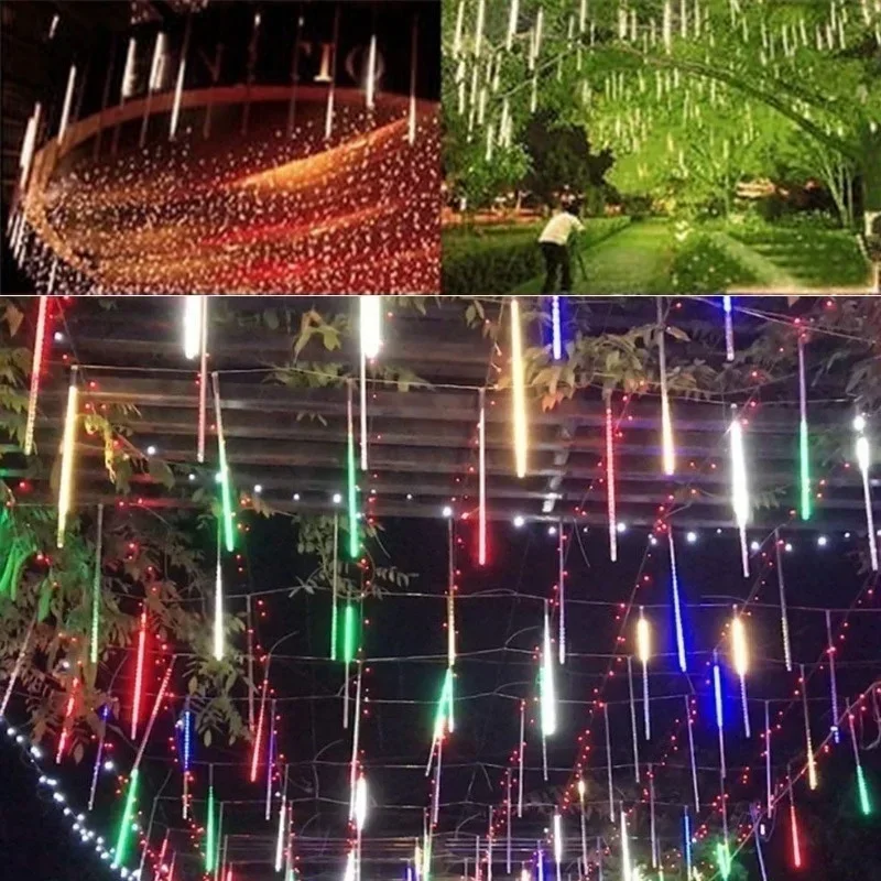 Lampu setrip LED 8 tabung huja - Outdoor Lighting Effects ulasan dan harga