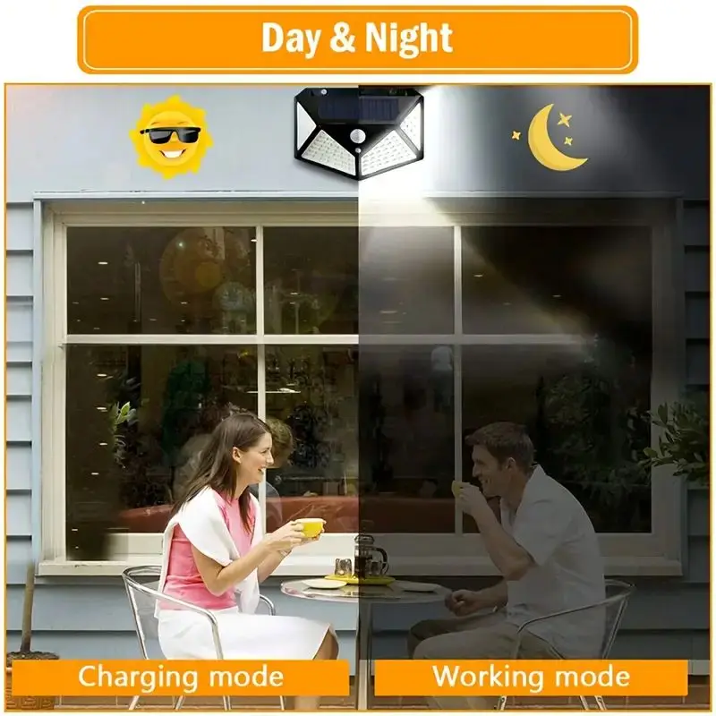 Lampu Taman Tenaga Surya 100LE - Outdoor Lighting Wall ulasan dan harga