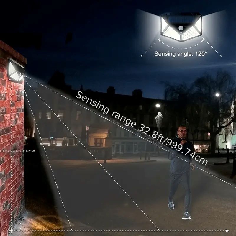 Lampu Taman Tenaga Surya 100LE - Outdoor Lighting Wall ulasan dan harga