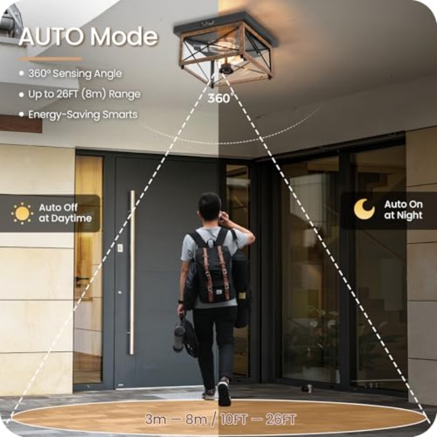 Lampu Plafon Luar Ruangan deng - Motion Sensor Outdoor ulasan dan harga