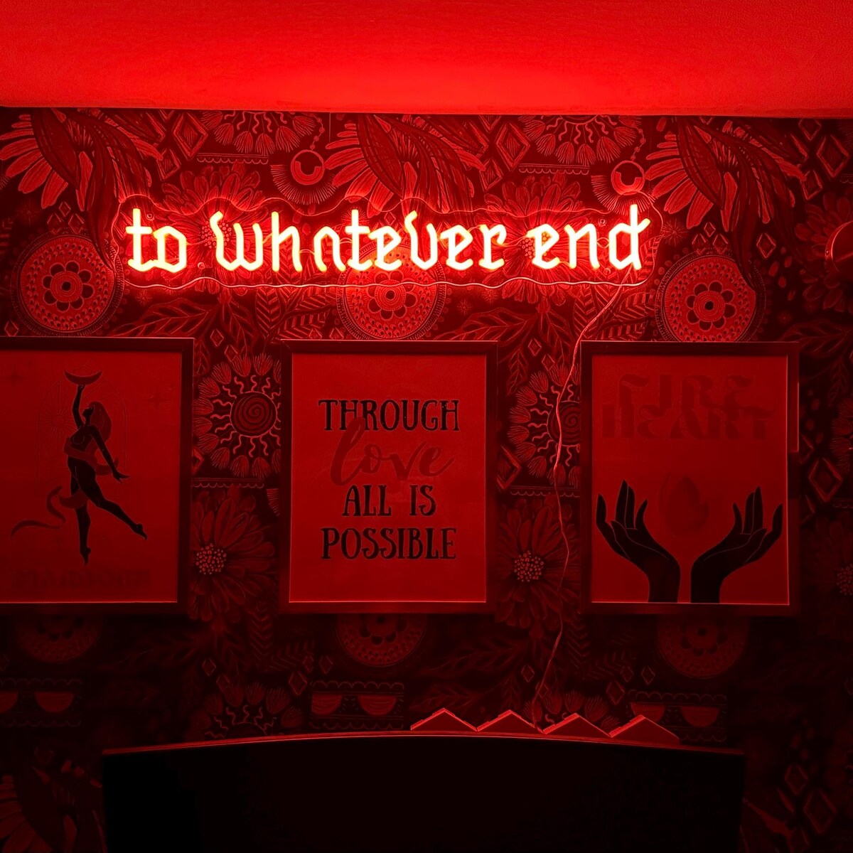 Neon Sign To Whatever End: Dek - Outdoor Lighting Quotes ulasan dan harga