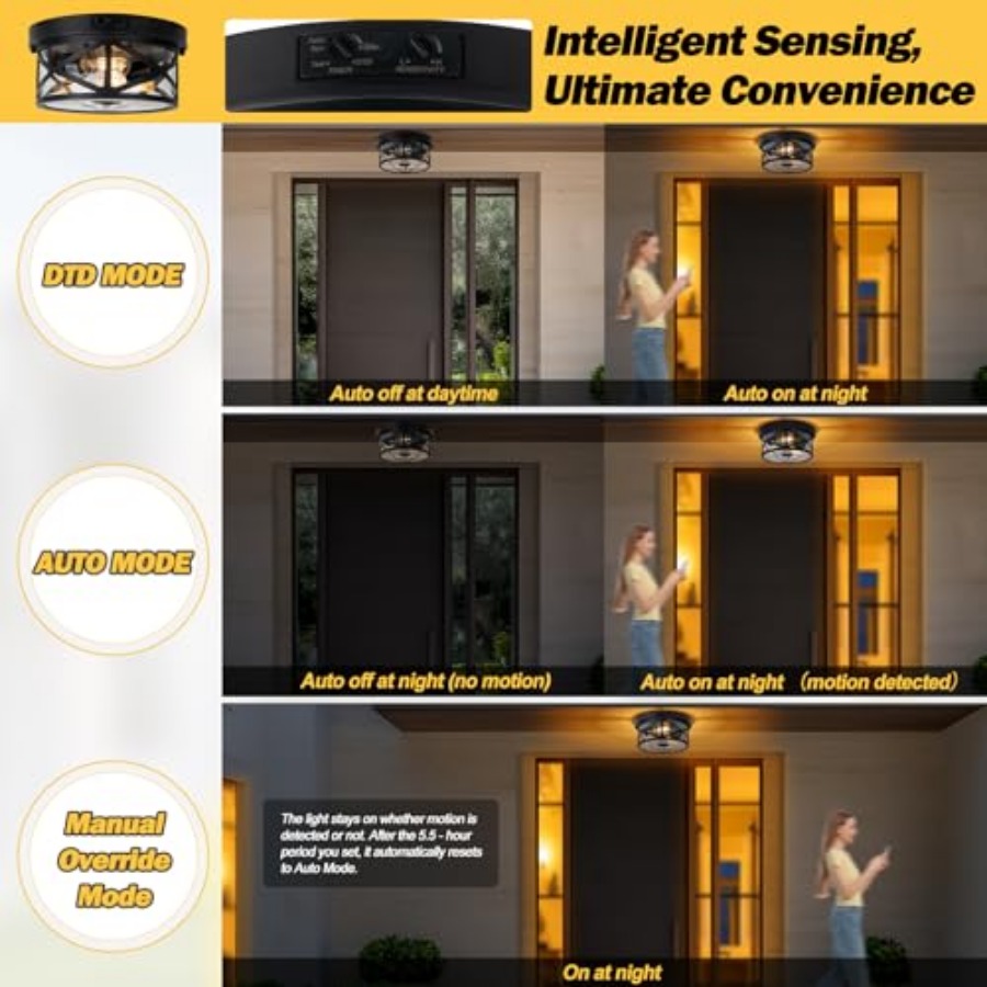 Lampu Langit-langit Luar Ruang - Motion Sensor Outdoor ulasan dan harga