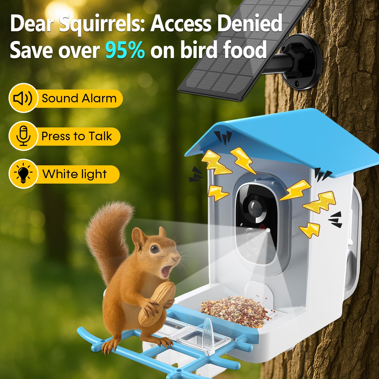Kamera Pengumpan Burung Pintar - Motion Sensor Outdoor ulasan dan harga