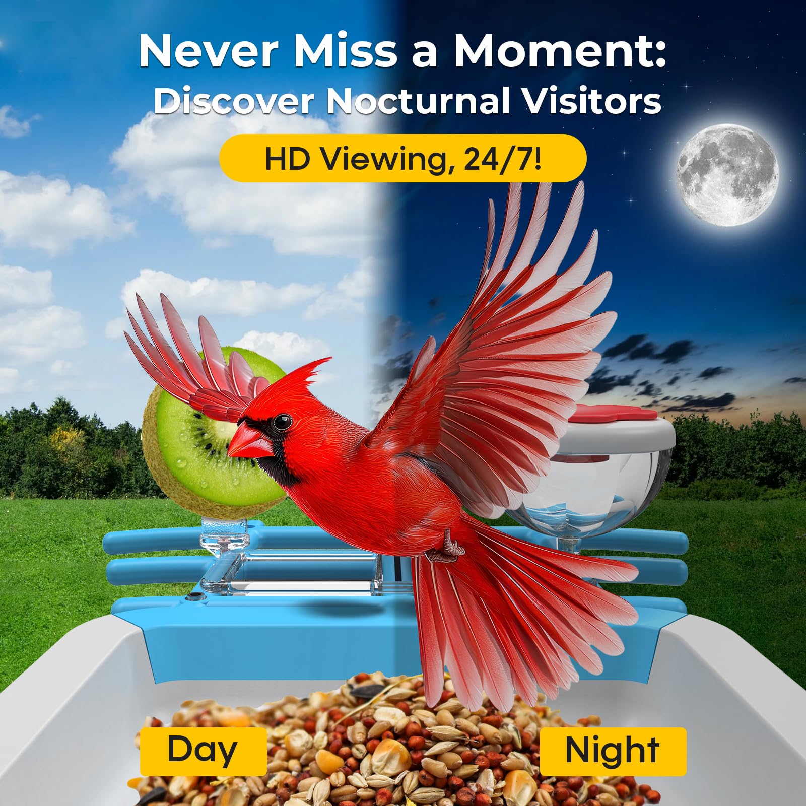 Kamera Pengumpan Burung Pintar - Motion Sensor Outdoor ulasan dan harga