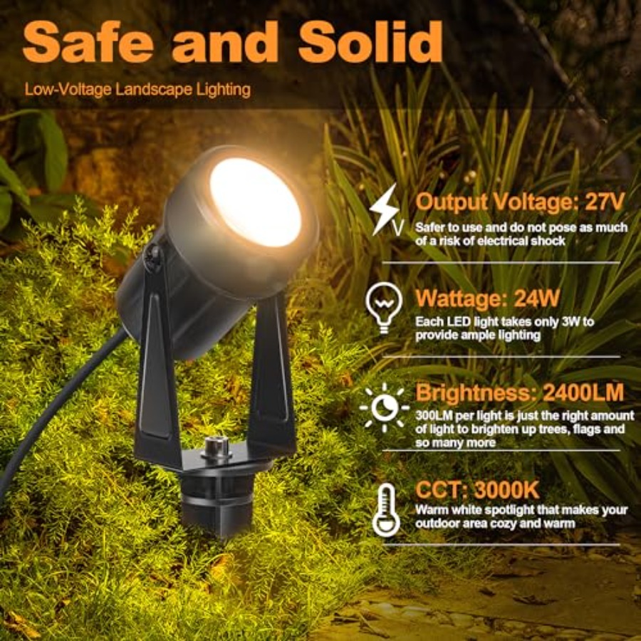 Lampu Sorot Lanskap Luar Ruang - Outdoor Lighting Voltage ulasan dan harga