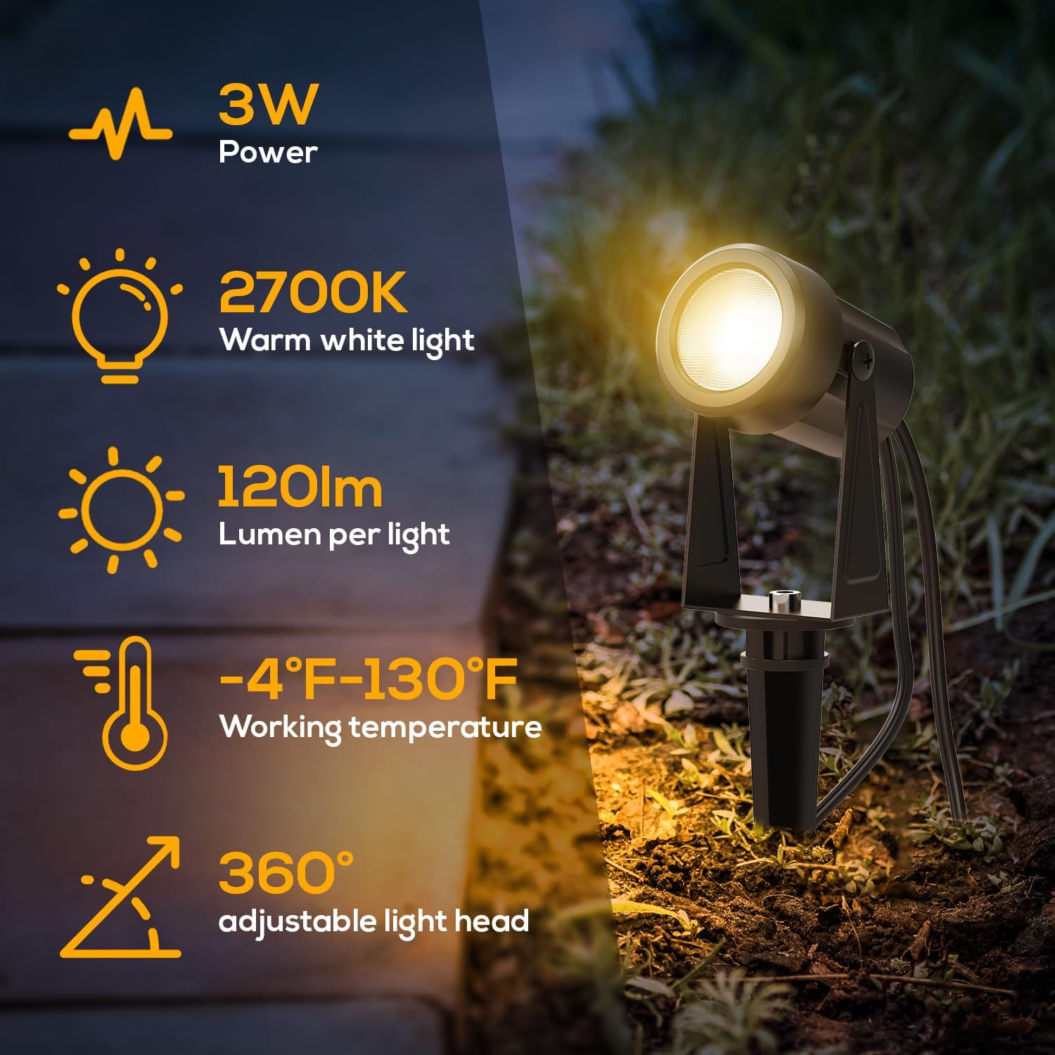 Banord 4-10 Pack Lampu Sorot L - Outdoor Lighting Voltage ulasan dan harga